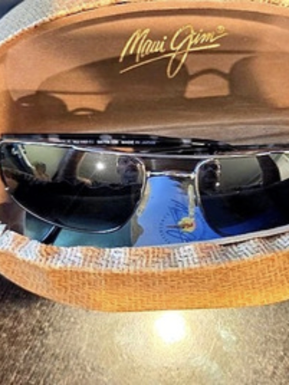 Maui Jim Kahuna Gunmetal Tortoise 162-02 With Case